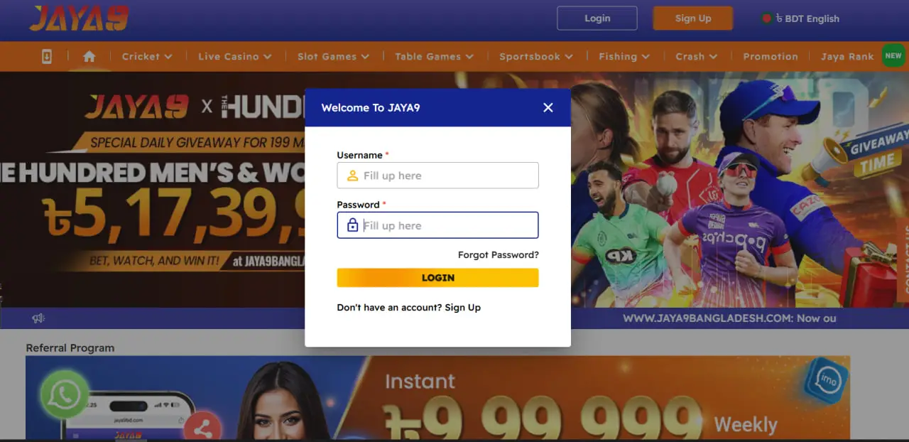 Step-by-Step Process to Register Jaya9